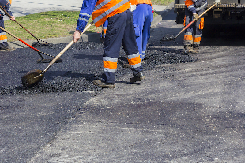 M&K Enterprises provides asphalting and Repair of roads